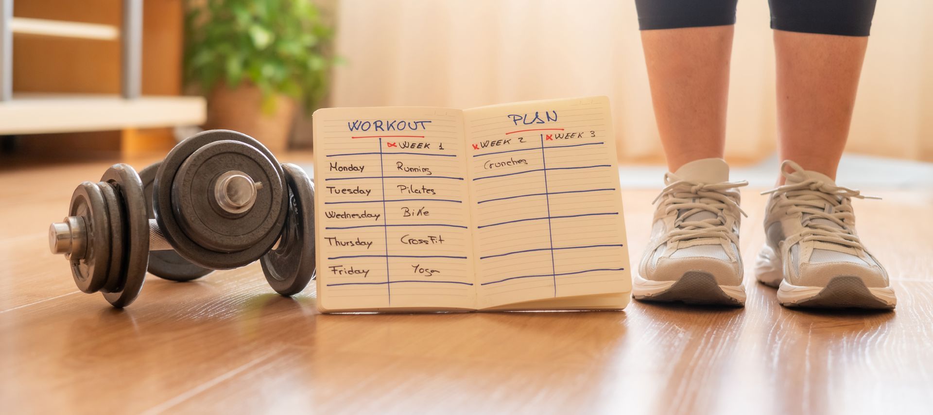Woman Goal Setting for the New Year - Achieving Your Fitness Aspirations in 2025