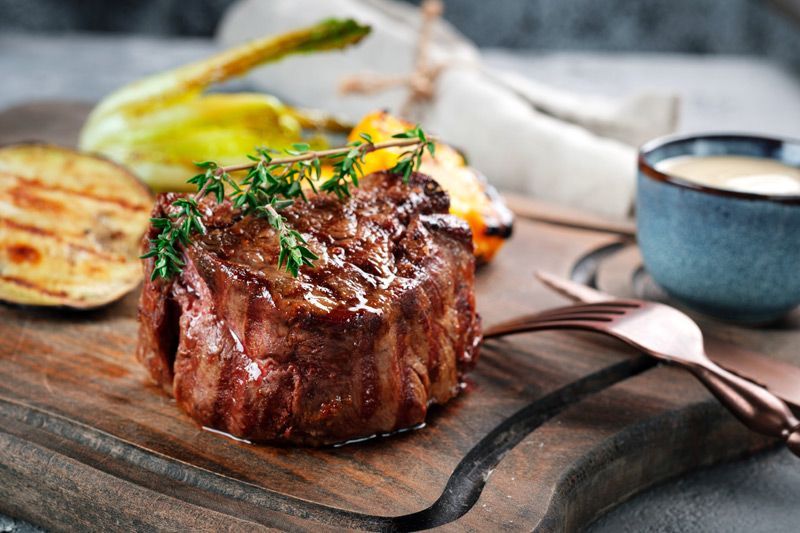 This Month's Healthy Recipe - Grilled Herb-Marinated Steak