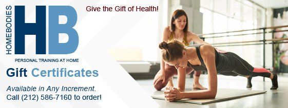 HomeBodies NYC Personal Training Gift Certificate
