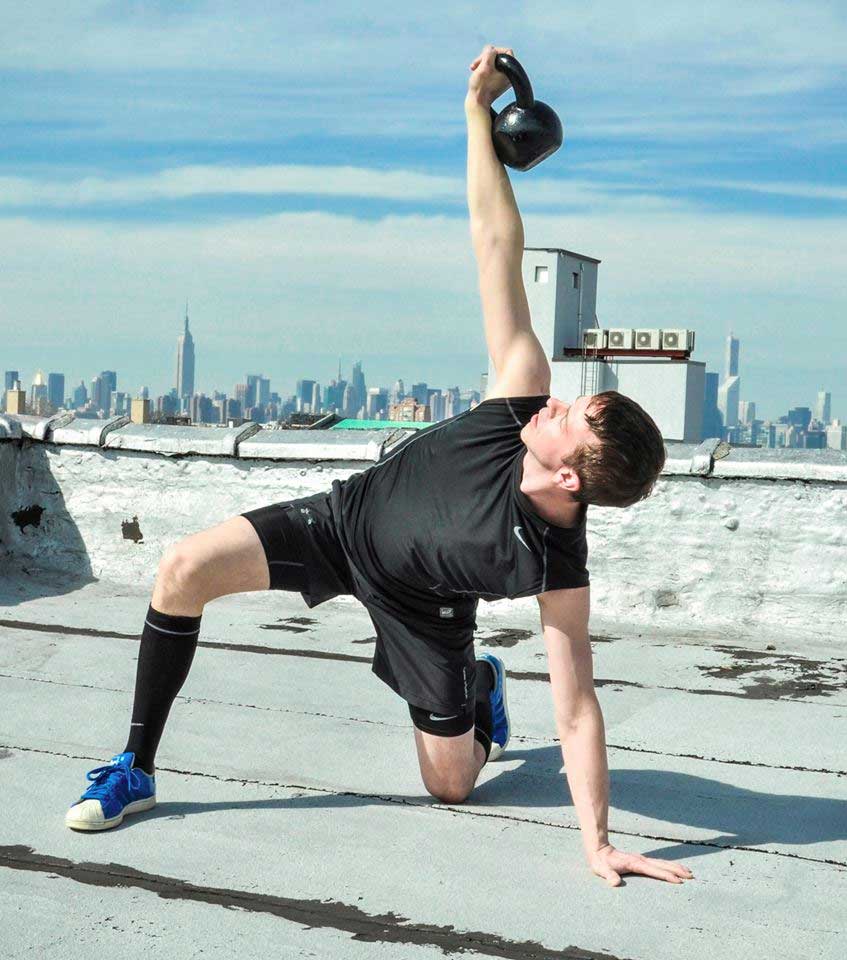 Mark, a HomeBodies NYC Kettlebell Personal Trainer