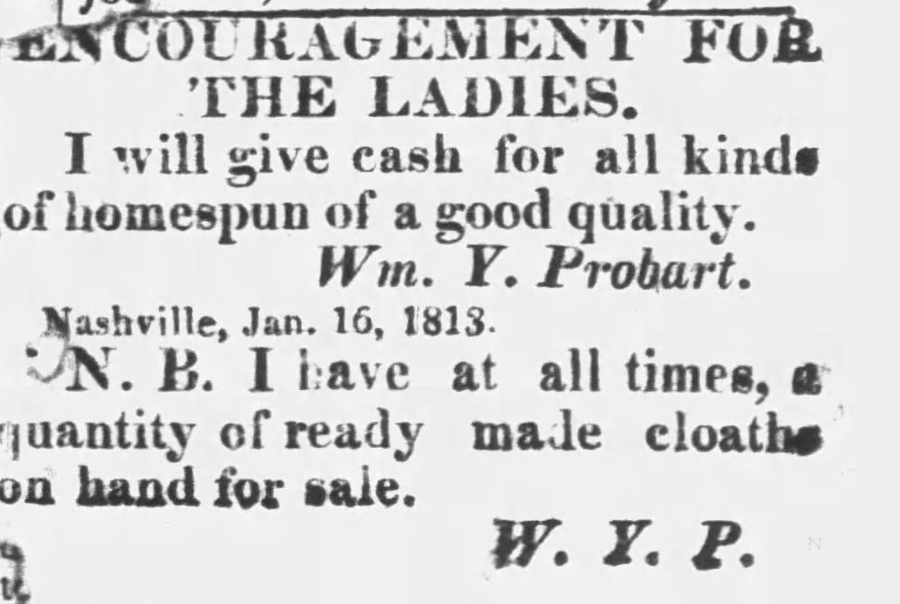 Newspaper Ad stateing