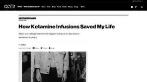 A black and white photo of a person on a website.