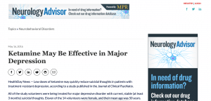 article about ketamine