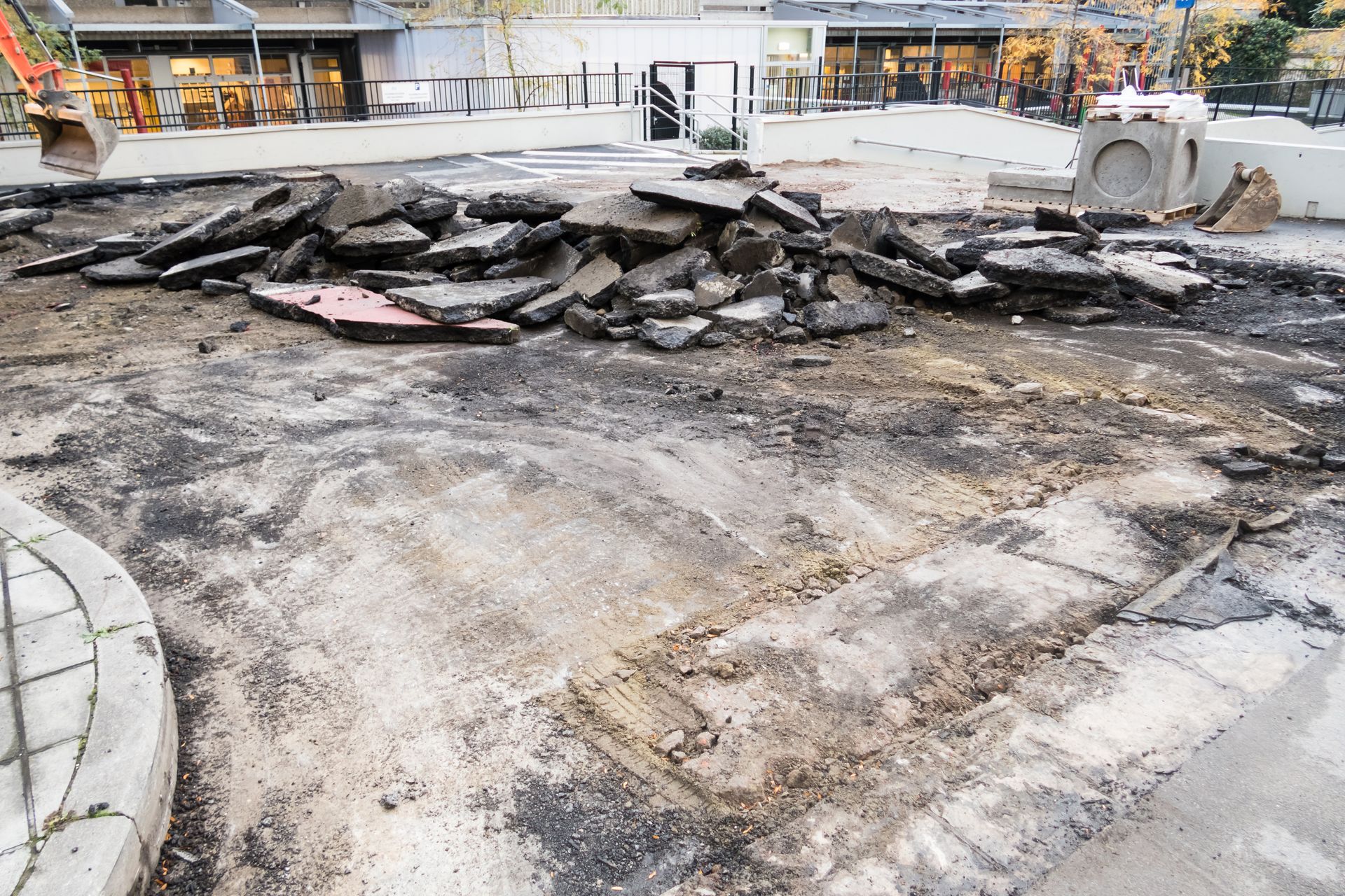 Asphalt Removal — Unicoi, TN — David Anders Grading & Excavating