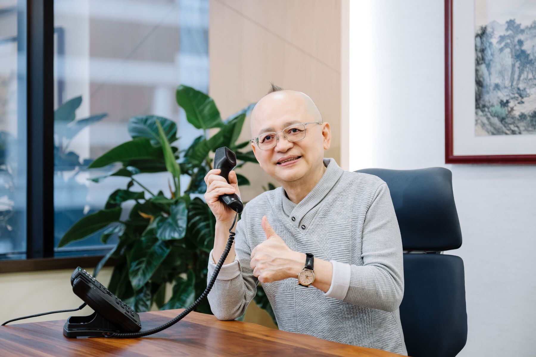 康成志業總經理羅昱生創造一個讓年輕人願意努力的舞台，推出「電銷菁英計畫」，給年輕人高保障。