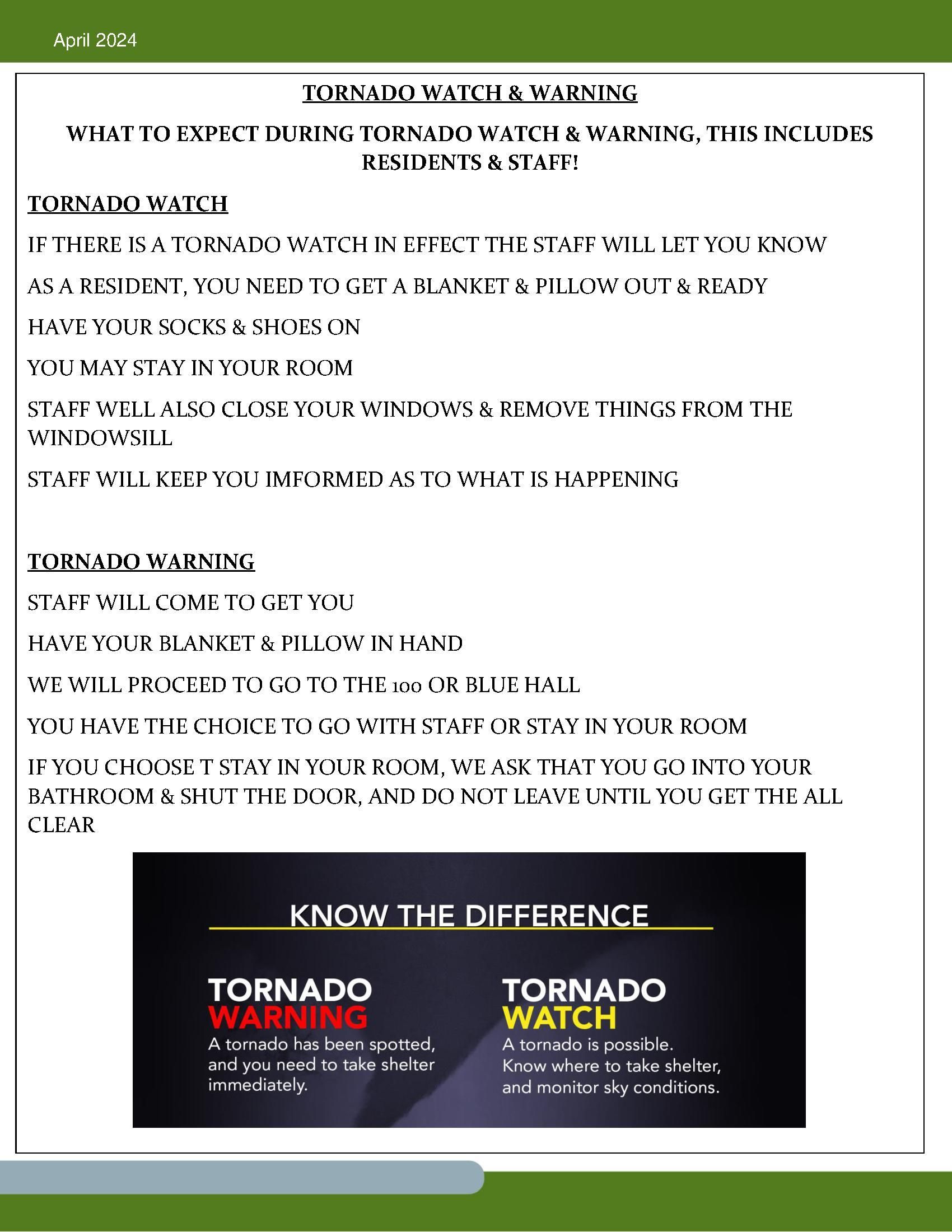 Tornado Watch & Warning — Central City, NE — Cottonwood Estates