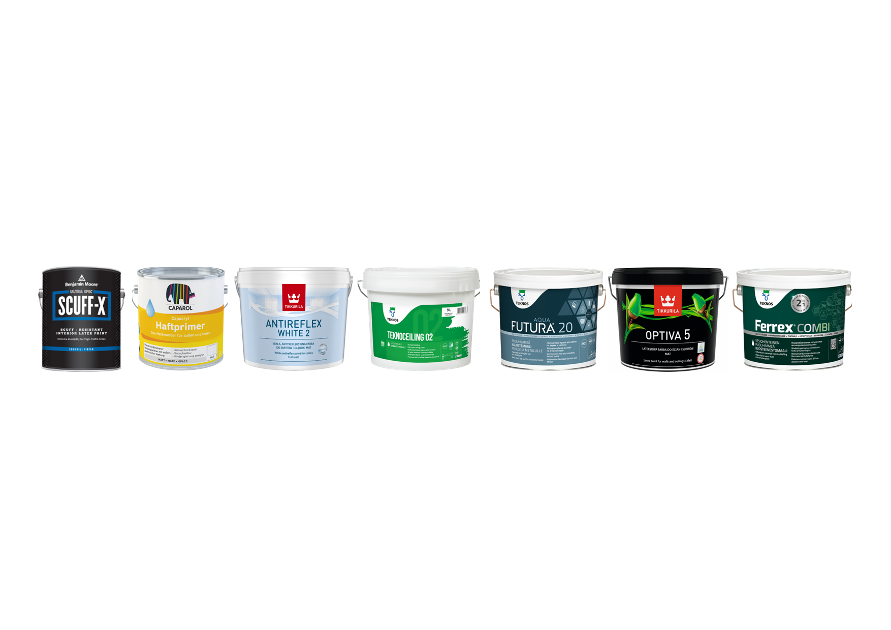 Paint Brands available