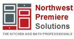 Logo of Northwest Premiere Solutions. Two cabinets, red and gray, text: Northwest Premiere Solutions