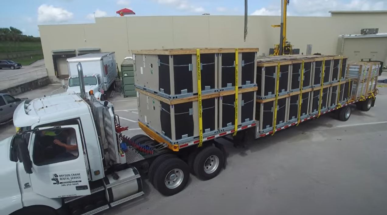 Trailer Transport Cargo — Daytona Beach, FL — Bryson Crane Rental Service LLC