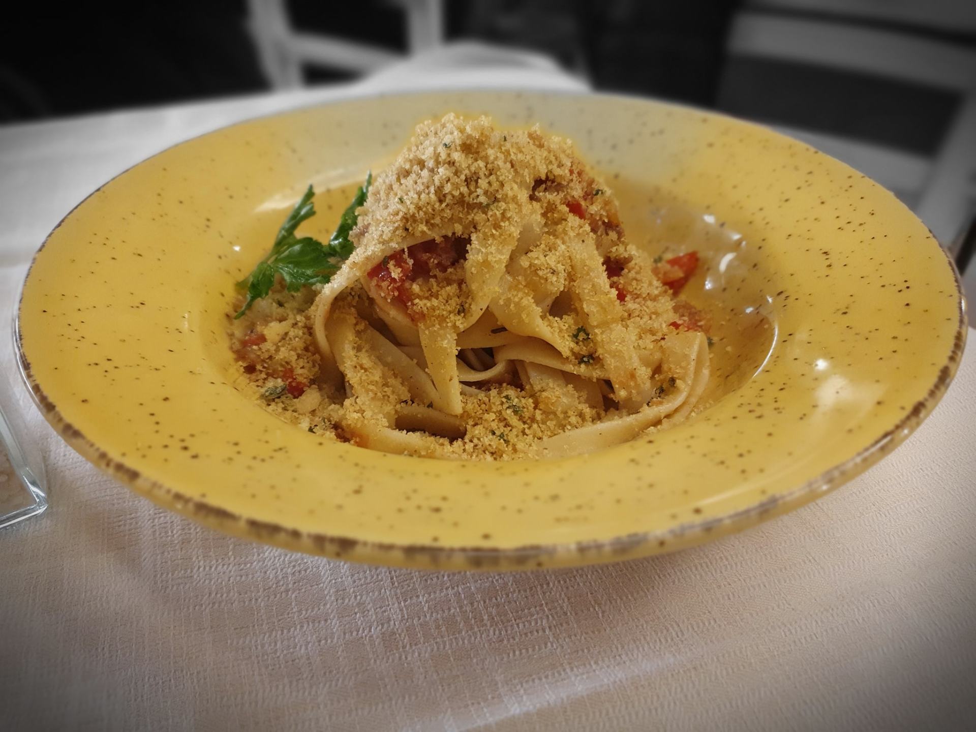 Piatto di tagliatelle