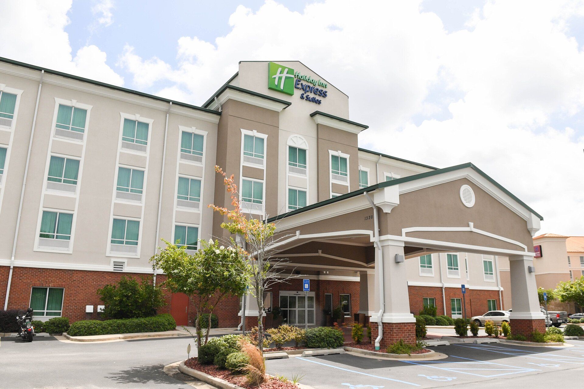 Holiday Inn Express of exit 18 in Valdosta, GA.