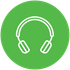 An icon of a security camera in a green circle.