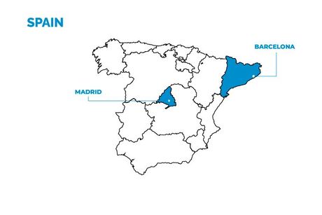 CLM Cargo locations in Spain