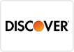 The logo for discover is black and orange on a white background.