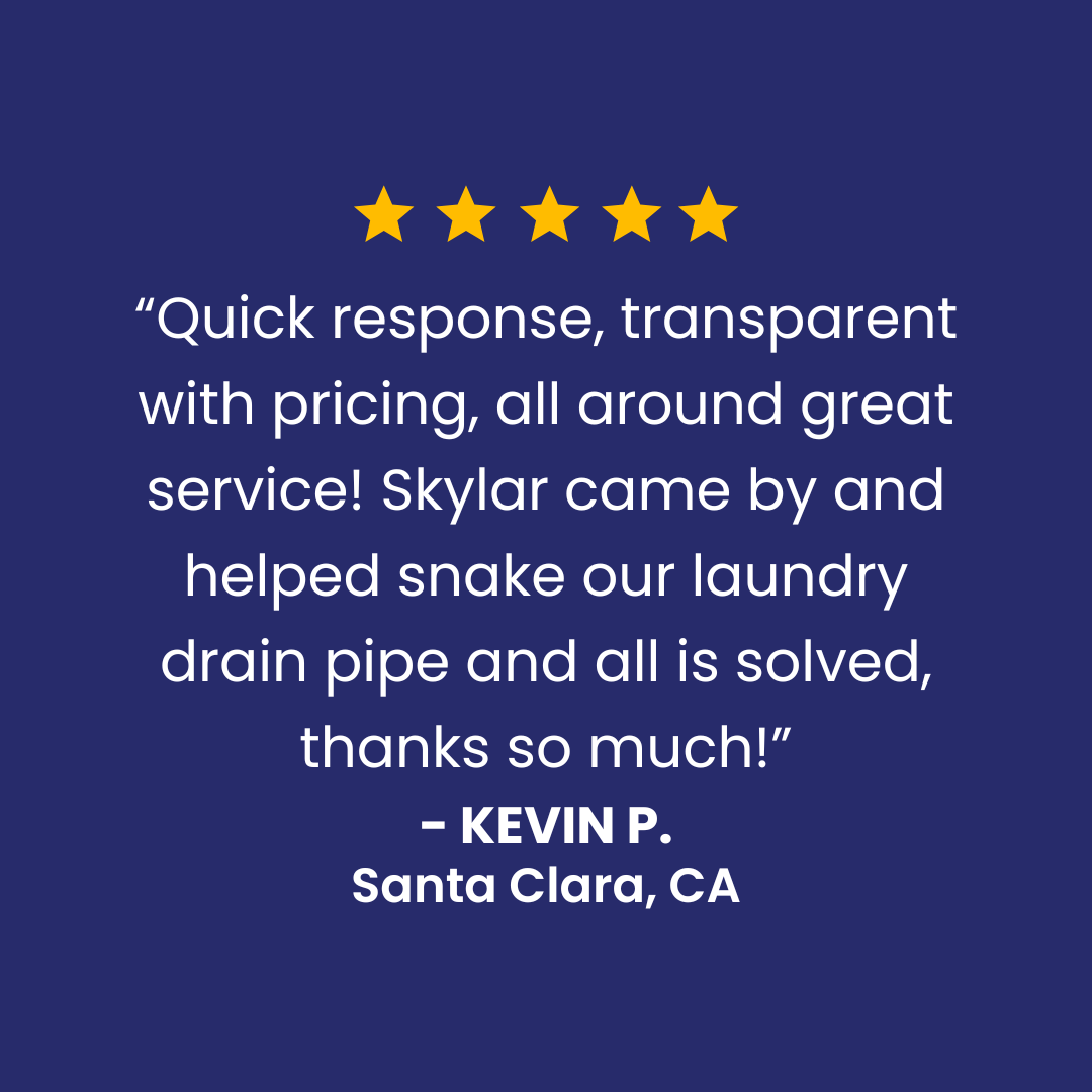 Review of Venture Plumbing: 5-star rating, praising responsiveness, professionalism, and communication.