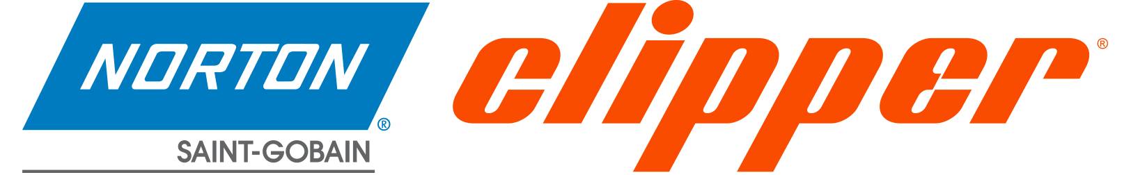 norton clipper saint gobain logo on a white background