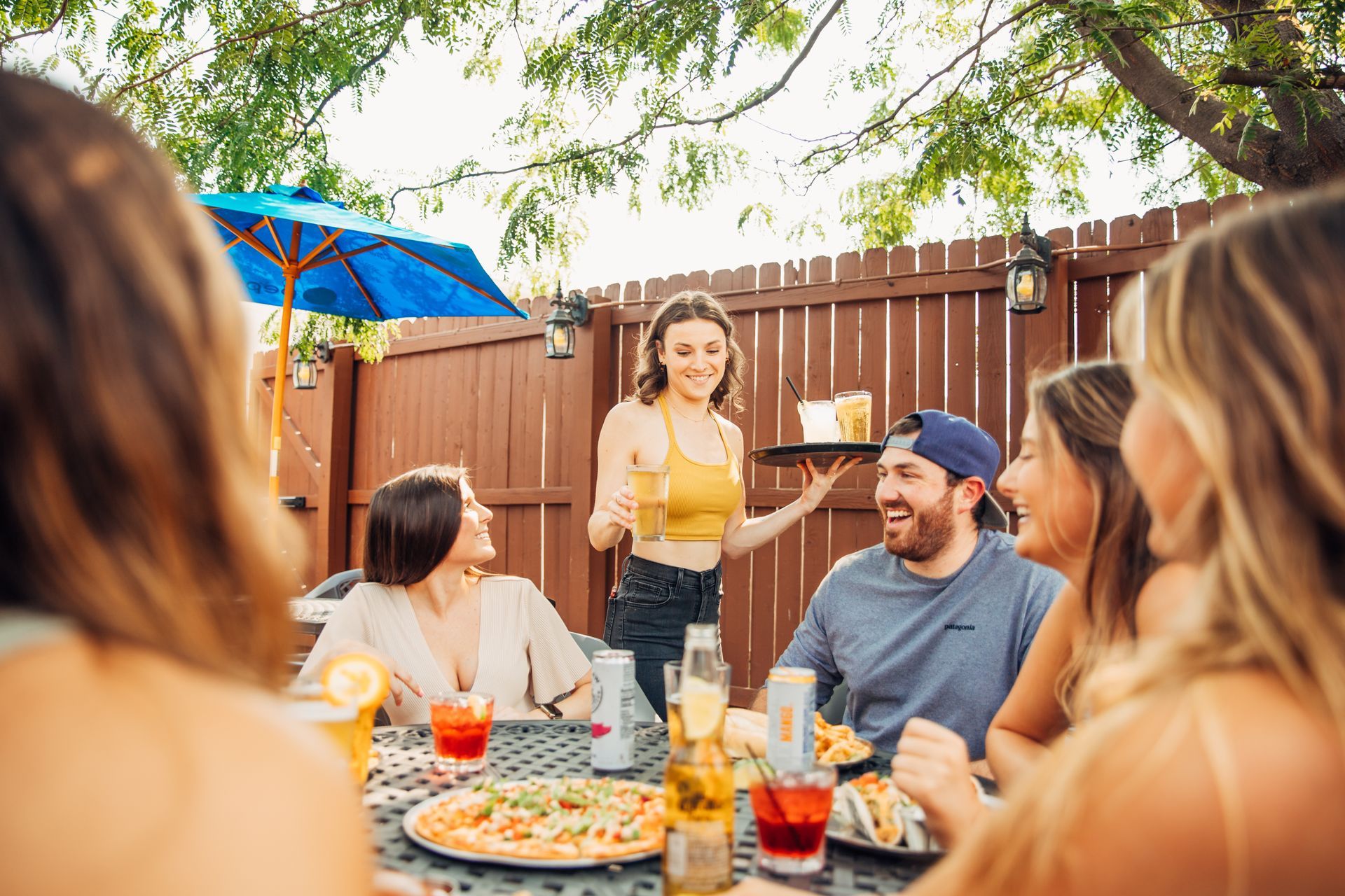 Dine Outside With Friends in the Springtime at The Deuce Pub & Pit in Columbia, MO