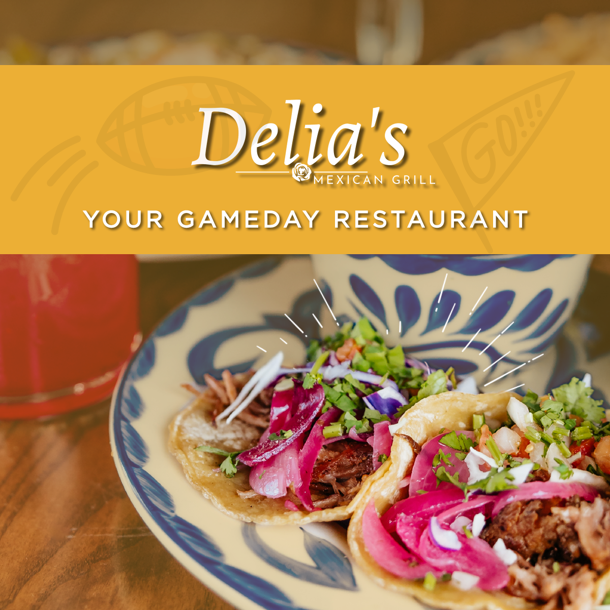 Delia's Mexican Grill Is Your Gameday Restaurant in Columbia, MO. 