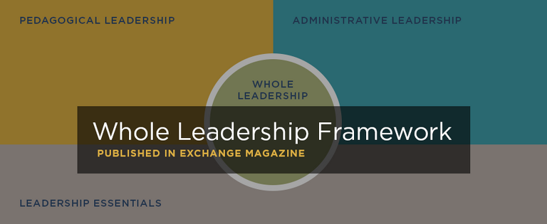 The whole leadership framework is published in exchange magazine