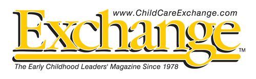 Exchange magazine logo in yellow, with text on a black bar. 