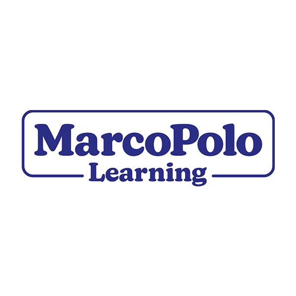 MarcoPolo Learning logo in blue text with a rounded border on a white background