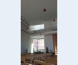 pavimento in pvc in chiesa