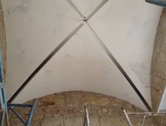 soffitto a volta a stella rifatto