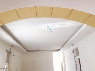 soffitto con controsoffitto