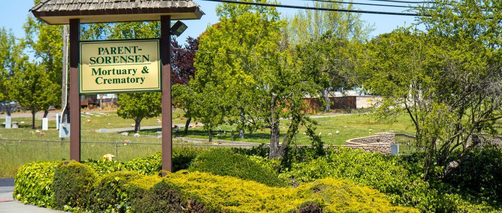 Several interior and exterior photos of
Parent-Sorensen Mortuary in Petaluma, CA