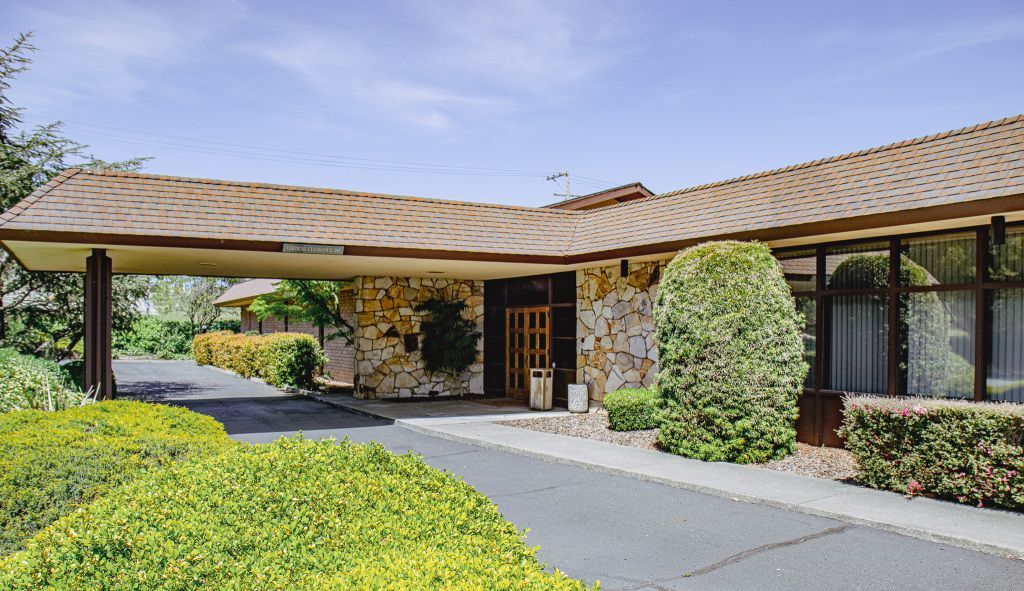 Several interior and exterior photos of
Parent-Sorensen Mortuary in Petaluma, CA