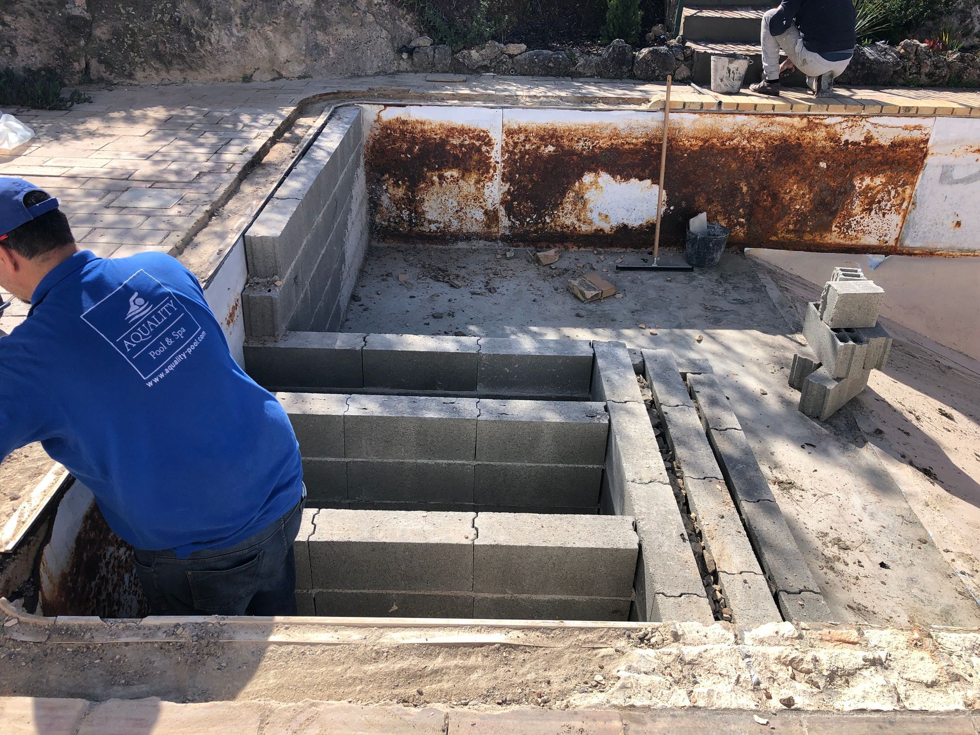 rénovation piscine algarve, renovação piscina algarve