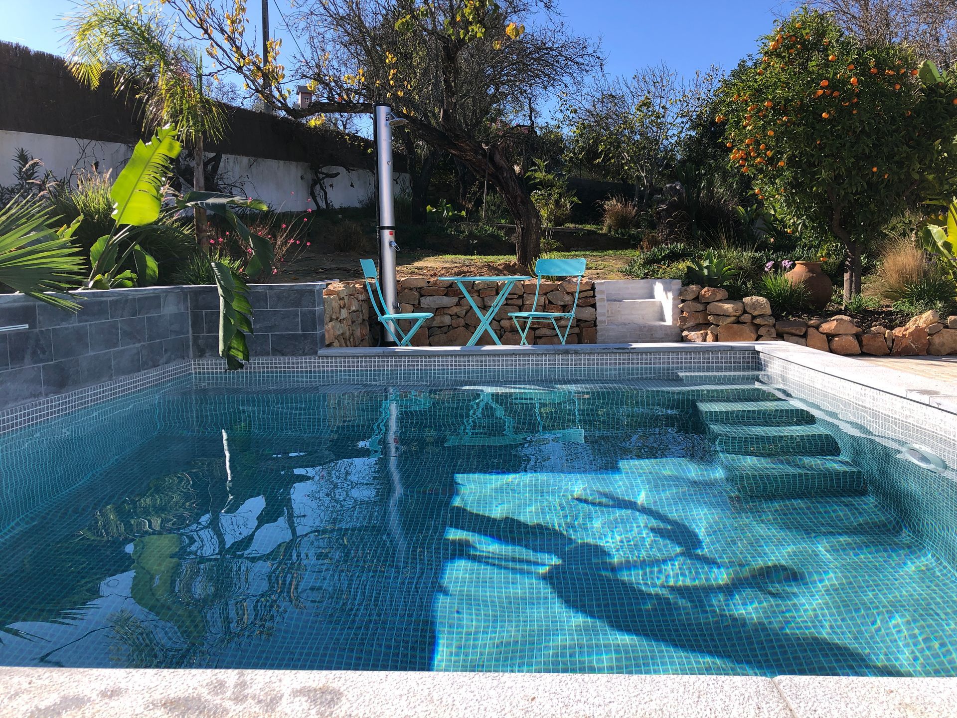 Construção de piscina