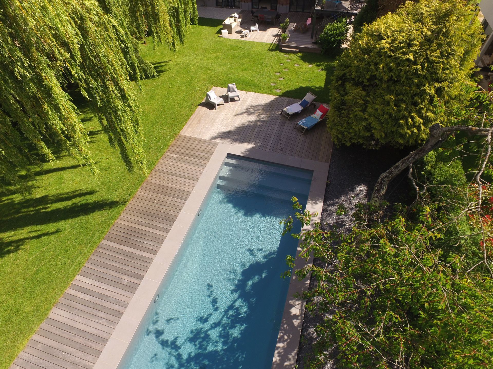 couloir de nage, bras de nage, construction piscine, couloir de nage