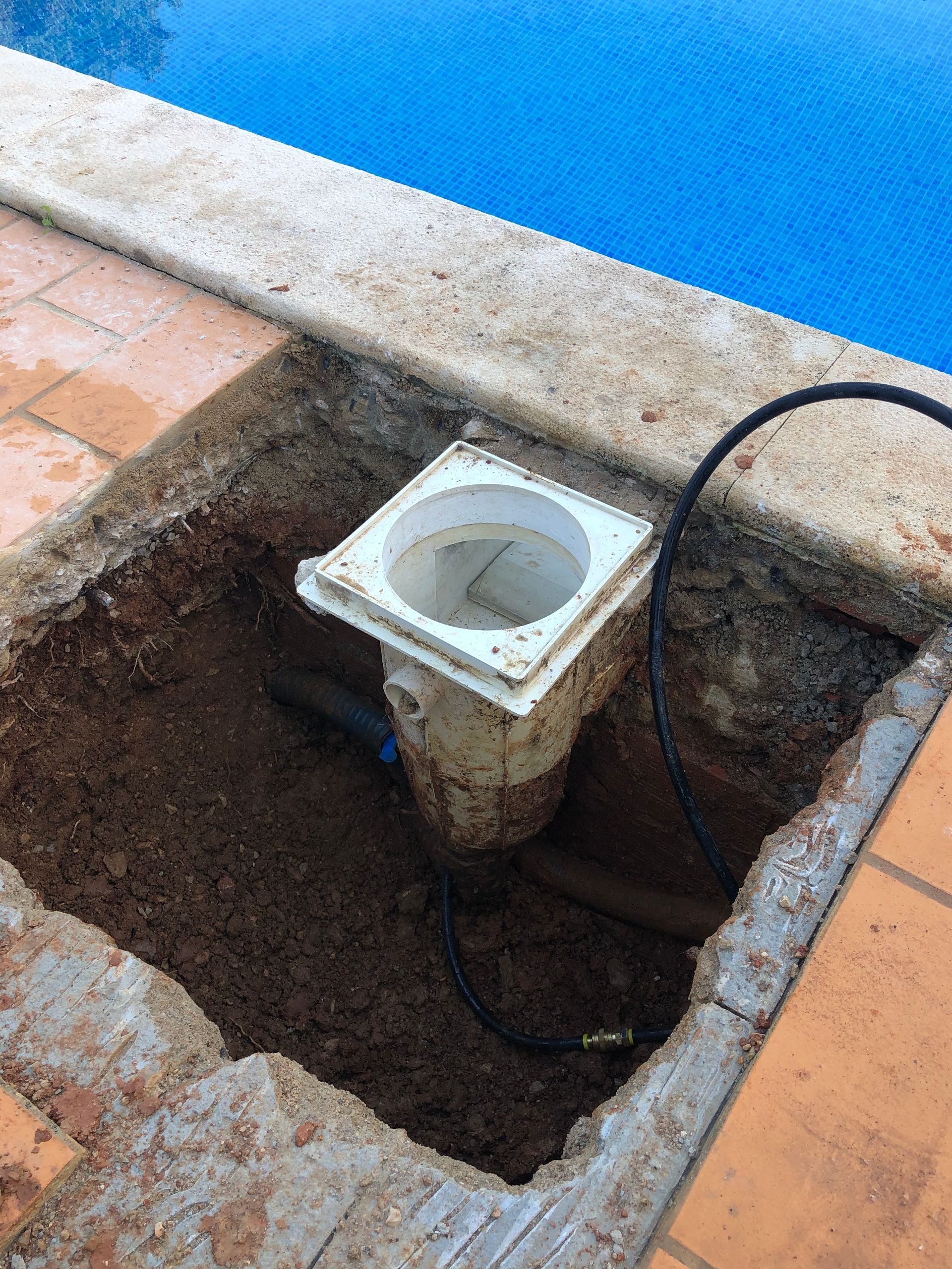 reparação skimmer piscina, reparation skimmer piscine algarve