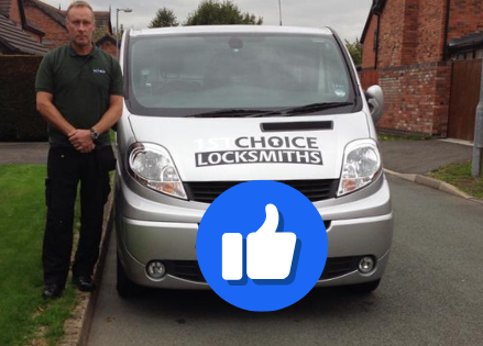 1st Choice Locksmiths Wrexham Facebook reviews link