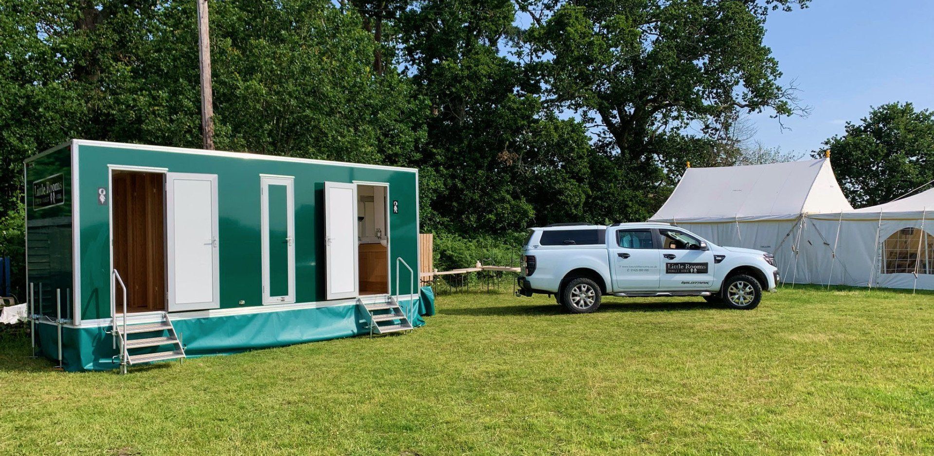 3+1 Luxury Toilet Trailer Hire