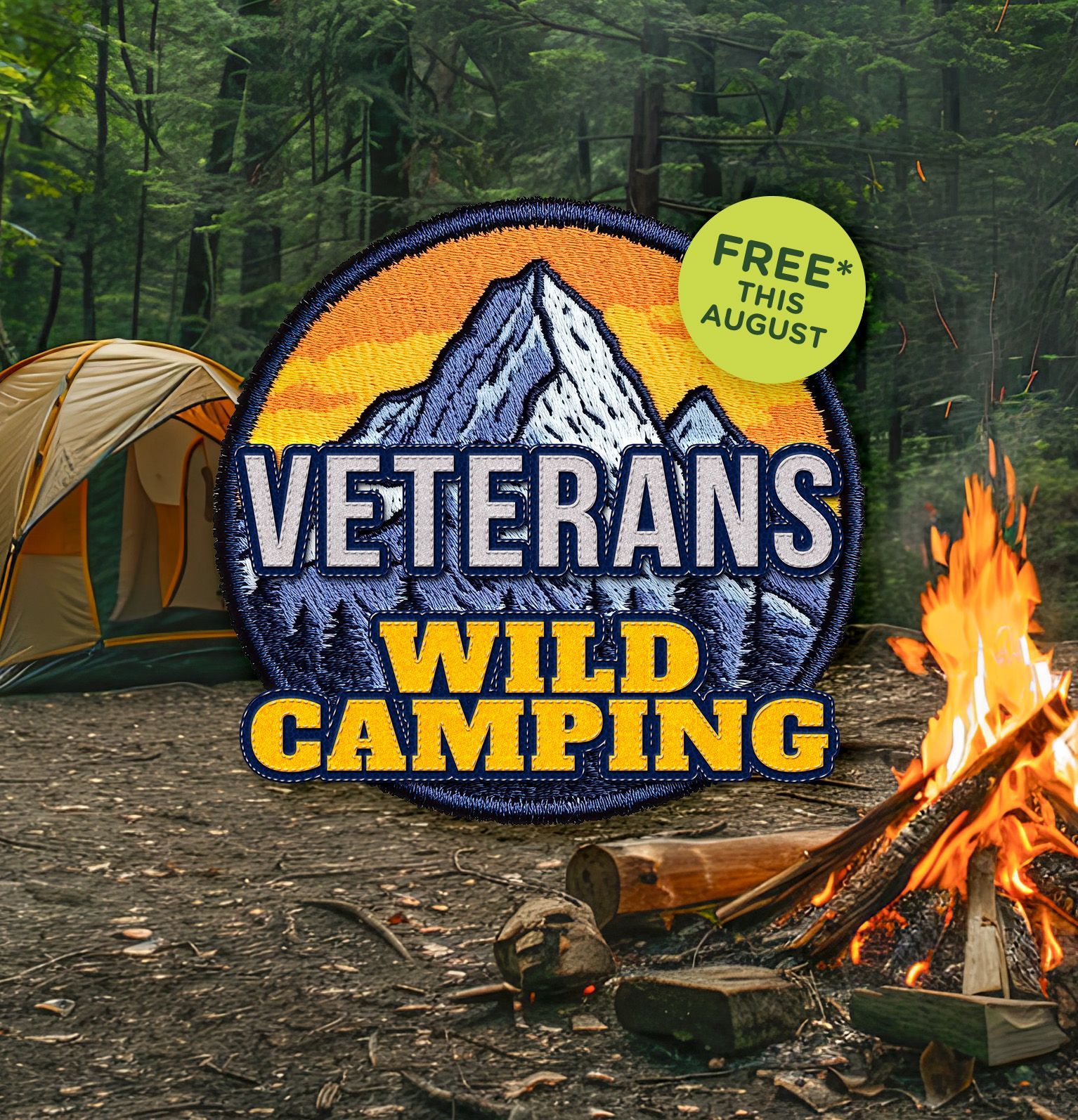 Veterans Wild Camp For Free