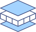 Flat roof icon