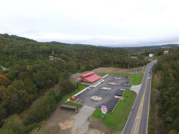 Top view of Branson Mountain Coaster