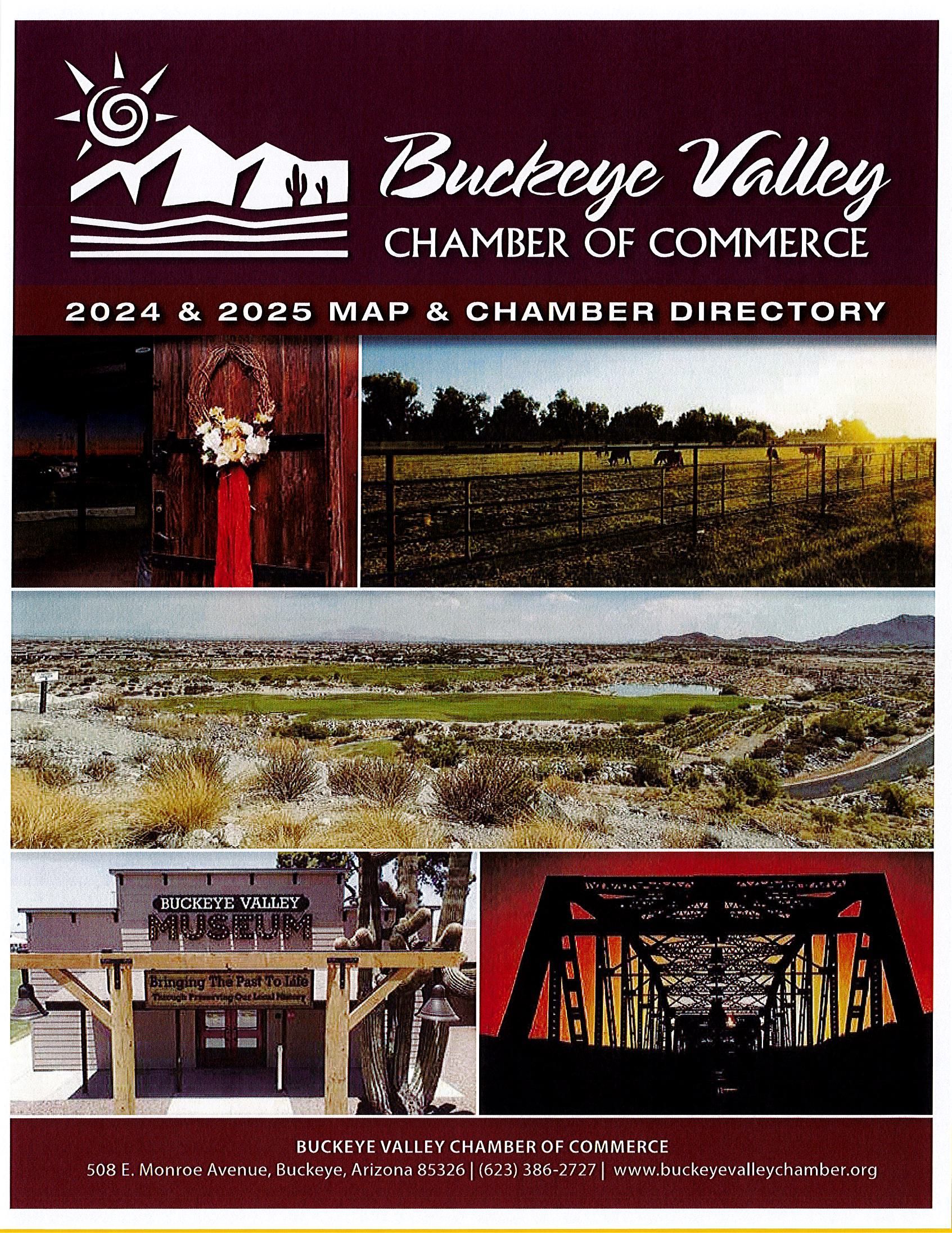 A poster for the budroye valley chamber of commerce