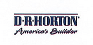 The logo for dr. horton america 's builder is on a white background.