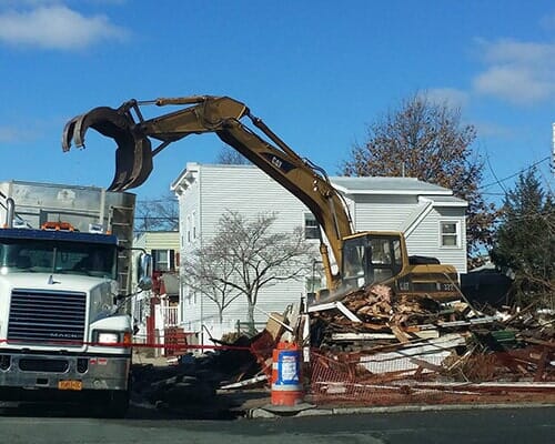 truck 11 — total demolition in Albany, NY