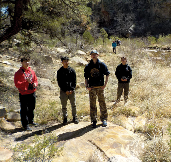 It was reassuring to see that twenty-somethings enjoying  investigating the natural world around the