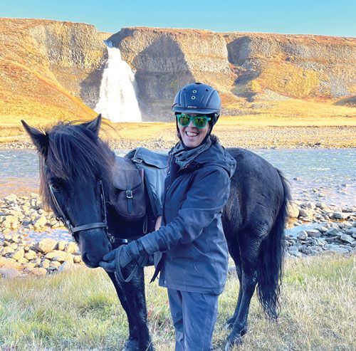 Riding Icelandic horses in Iceland