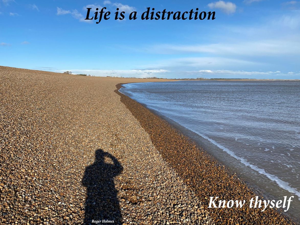 Life is a distraction, know thyself