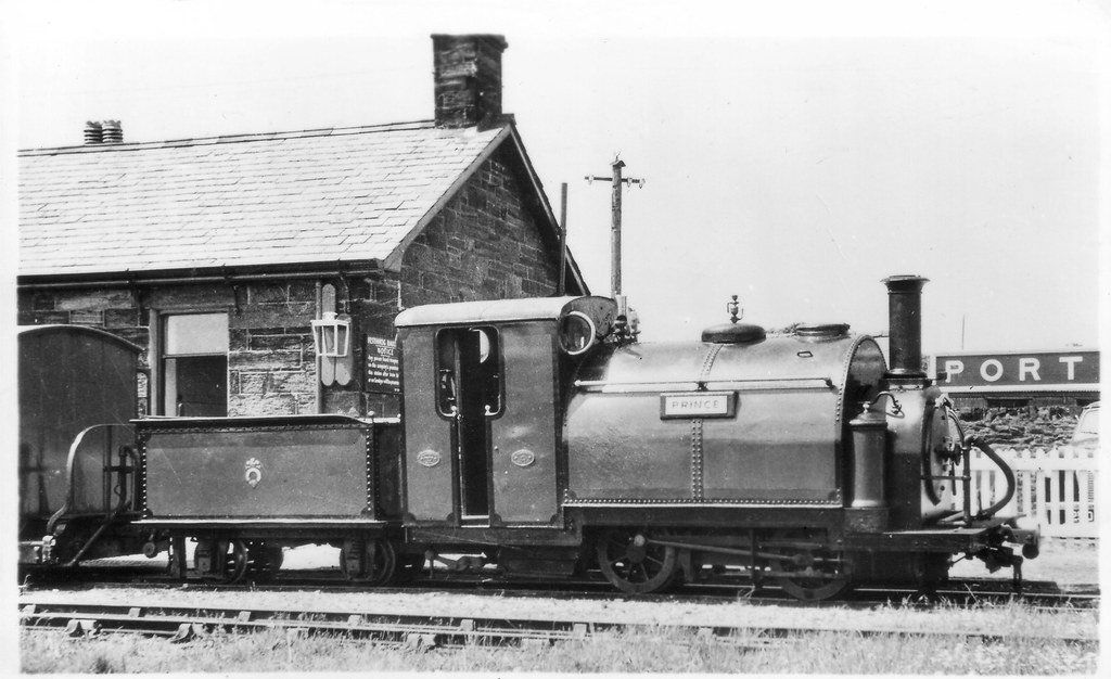 Prince leaving Harbour Station after its revivial