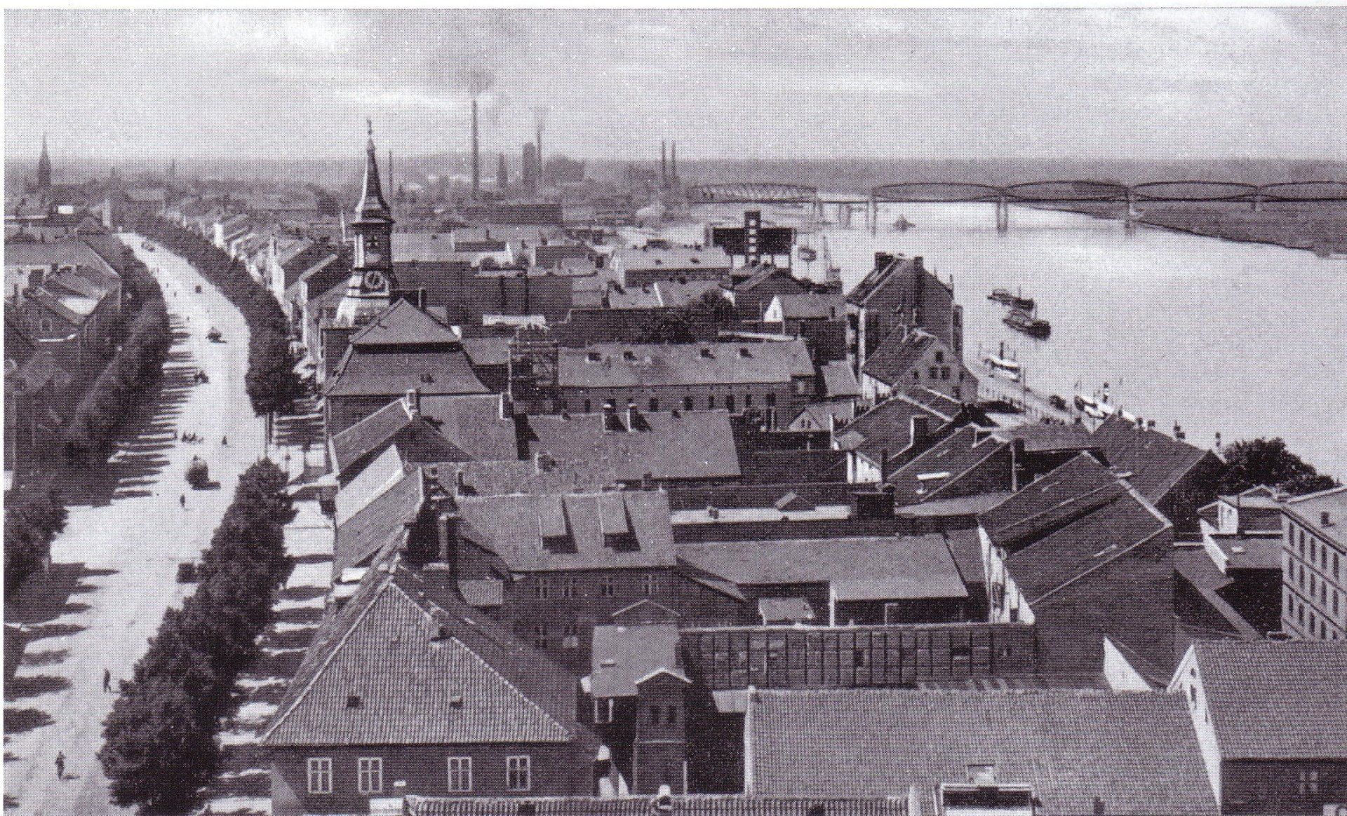 The City of Tilsit, East Prussia in the early 1900s