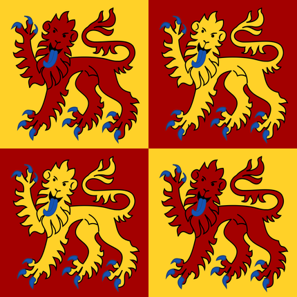 Flag of the Owain Glyndwr's Old Kingdom of Gwynedd - Home of Quaeck's Furnishers