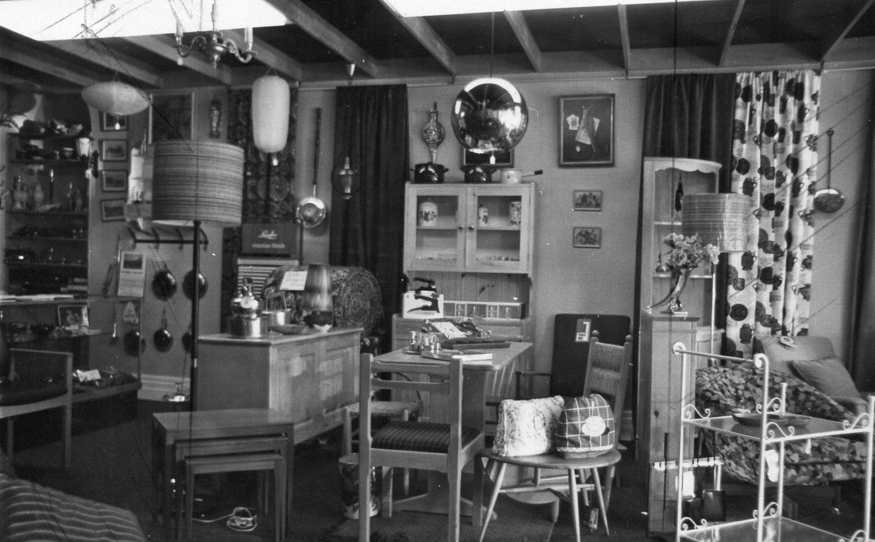 Homeware on display in the early days