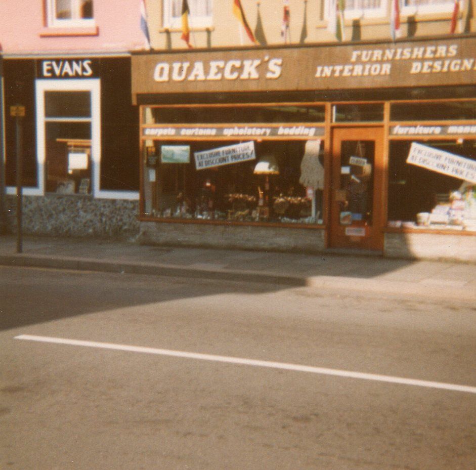 The shop front during the early 1980s before the rebrand